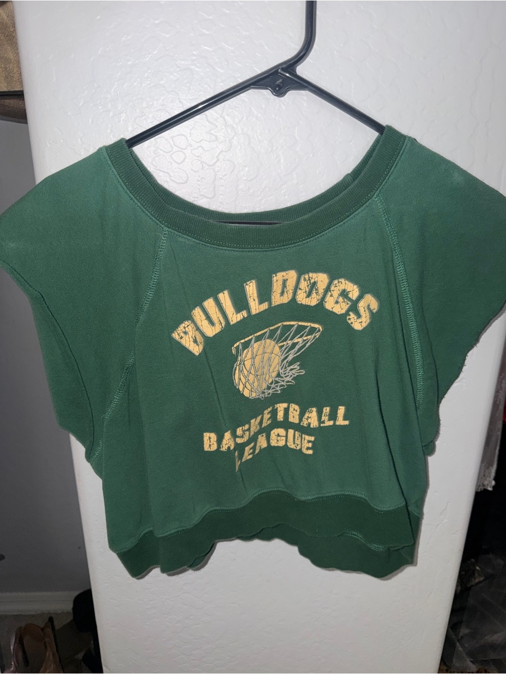 BDG Green Bulldogs Graphic Crop Top